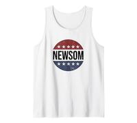 Retro Vintage Vote Button Gavin Newsom 2028 President Canotta