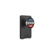 Retro Vintage Vote Button Gavin Newsom 2028 President PopSockets PopWallet per MagSafe