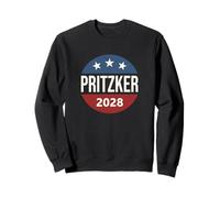 Retro Vintage Vote Button JB Pritzker 2028 President Felpa