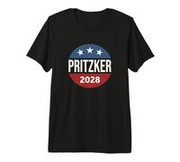 Retro Vintage Vote Button JB Pritzker 2028 President Maglietta Premium