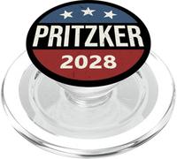 Retro Vintage Vote Button JB Pritzker 2028 President PopSockets PopGrip per MagSafe