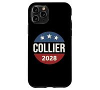 Retro Vintage Vote Button Rep President Nicole Collier 2028 Custodia per iPhone 11 Pro