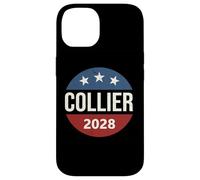 Retro Vintage Vote Button Rep President Nicole Collier 2028 Custodia per iPhone 14