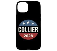 Retro Vintage Vote Button Rep President Nicole Collier 2028 Custodia per iPhone 15 Plus