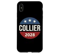 Retro Vintage Vote Button Rep President Nicole Collier 2028 Custodia per iPhone XS Max