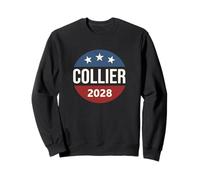 Retro Vintage Vote Button Rep President Nicole Collier 2028 Felpa