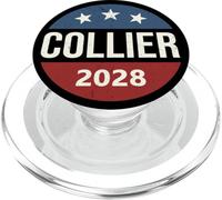 Retro Vintage Vote Button Rep President Nicole Collier 2028 PopSockets PopGrip per MagSafe