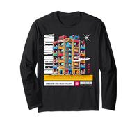 Retro Virtual Anni '80 Retro Nostalgia Pixels Quest Maglia a Manica