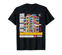 Retro Virtual Anni '80 Retro Nostalgia Pixels Quest Maglietta