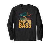 Retro VU Meter Vintage Hi-Fi Audio Stereo Music Sound Maglia a Manica