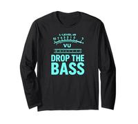 Retro VU Meter Vintage Hi-Fi Audio Stereo Music Sound Maglia a Manica
