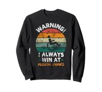 Retro Warning I Win At Musical Sedie Disabili Sedia a rotelle Felpa