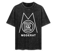 Retro Washed Fashion T Shirt for Men Women Moderat Bad Kingdom A Error Berlin Electronic Modeselektor Antique Wash Unisex T-Shirts Black M