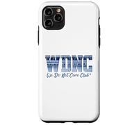 Retro WDNC Club | We Do Not Care, Denim Jeans Style Graphic Custodia per iPhone 11 Pro Max