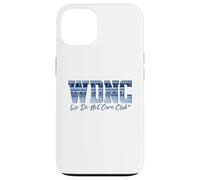 Retro WDNC Club | We Do Not Care, Denim Jeans Style Graphic Custodia per iPhone 13