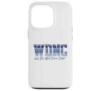 Retro WDNC Club | We Do Not Care, Denim Jeans Style Graphic Custodia per iPhone 13 Pro