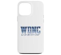 Retro WDNC Club | We Do Not Care, Denim Jeans Style Graphic Custodia per iPhone 13 Pro Max