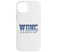 Retro WDNC Club | We Do Not Care, Denim Jeans Style Graphic Custodia per iPhone 14 Plus