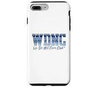Retro WDNC Club | We Do Not Care, Denim Jeans Style Graphic Custodia per iPhone 7 Plus/8 Plus