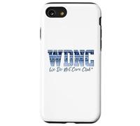 Retro WDNC Club | We Do Not Care, Denim Jeans Style Graphic Custodia per iPhone SE (2020) / 7/8