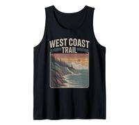 Retro West Coast Trail Canada Vintage Escursionismo Trekking Canotta