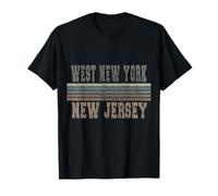 Retro West New York New Jersey Maglietta