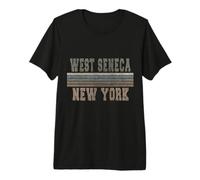 retrò West Seneca New York Maglietta Premium