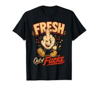Retro Winking Fresh out of Fox Funny Attitude Mascotte Maglietta