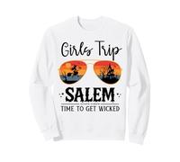 Retro Witch Salem 1692, Girls Trip Salem Time To Get Wicked Felpa