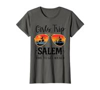 Retro Witch Salem 1692, Girls Trip Salem Time To Get Wicked Maglietta