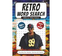 Retro Word Search: 80s & 90s Edition: 50+ Puzzles With Easy to Read Print about 1980s & 1990s Vintage Nostalgia | 6x9 inches 110 pages | Gift for Vacations, Holidays, Leisure