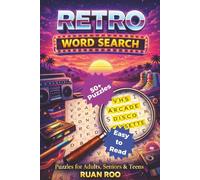 Retro Word Search Puzzle Book: Word Searches with Easy to Read Print about Retro, Vintage, Nostalgia and More | 6x9 inches, 110 pages | 50+ Puzzles | ... Gift for Vacations, Holidays and Free Times