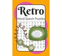 Retro Word Search Puzzles: Retro Word Search Puzzle Book for Adults: 50 Classic Puzzles to Boost Memory, Relax, and Unwind | Vintage Brain Games for ... Pages), gift, stocking stuffer, relaxation...