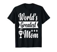 Retro World's Greatest Mom - Orgoglioso Figlio Figlia Festa della Mamma Maglietta