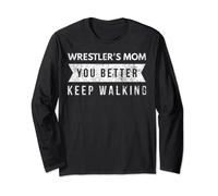 Retro Wrestling Costume Divertente Wrestler Mamma Scherzi Giochi Di Parole Maglia a Manica