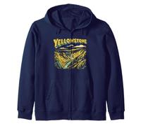 Retro Yellowstone National Park Vintage Style Classic Felpa con Cappuccio