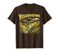 Retro Yellowstone National Park Vintage Style Classic Maglietta