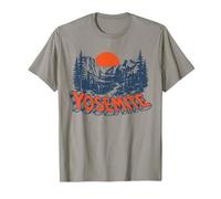 Retro Yosemite National Park Vintage Style Classic Maglietta