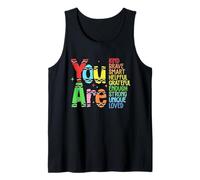 Retro You Are Kind Smart Brave Teacher - Carino per tornare a scuola Canotta