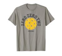 Retro Zero-Zero-Two Pickleball Pickleballer Double Art Maglietta