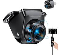 Retrocamera Auto【3 Metodi Di Montaggio】360° Rotante Telecamera Retromarcia Auto