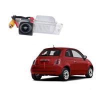 Retrocamera Auto Auto Vista Posteriore Telecamera Parcheggio Retromarcia Per Fiat Per 500 500C 500S Per Abarth 2007~2018 Regolabile Telecamera(Color:Camera)