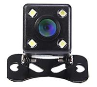 Retrocamera Auto Telecamera Monitor Parcheggio HD Grandangolare CCD 12V Retromarcia Anteriore Posteriore Visione Notturna(4 Lights CVBS)
