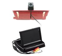 Retrocamera Auto Telecamera Per A5 Per Q5 Per A3 8V Per Q7 Per A6 Per A4 A4L Monitor Retromarcia Impermeabile Visione Notturna HD AHD 1080P Anteriore(Foldable-screen)