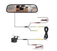 Retrocamera Per Auto Con Telecamera Per Il Parcheggio Del Veicolo Schermo Da 5 Pollici Telecamera Per Specchietto Retrovisore Retrocamera Auto(501A-8LED-6M)