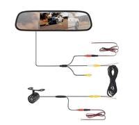 Retrocamera Per Auto Con Telecamera Per Il Parcheggio Del Veicolo Schermo Da 5 Pollici Telecamera Per Specchietto Retrovisore Retrocamera Auto(501A-BF8LED-6M)