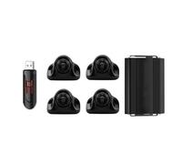 retrocamera per auto Con Visione Panoramica A 360° A Volo D'uccello Registrazione 3D 1080P Senza Soluzione Continuità Per Autobus Camion Camper Telecamera posteriore(Style D)