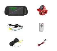 Retrocamera Per Trafic II Per Luce Stop Fase 3 Telecamera Retromarcia AHD 1080P Con Kit Monitor A Specchio Da 7 Pollici(Snap-on Mount)