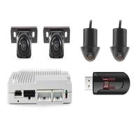 Retrocamera Telecamera Panoramica 3D A 360 Gradi Per Auto, Sistemas Di Parcheggio, Monitor Omnidirezionale, Videoregistratore DVR Telecamera Retromarcia(3DP-1 with 64G USB)