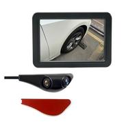 Retrocamera Telecamera Per Angolo Cieco Con Display Digitale A Specchio DVR Con Doppia Lente 5 Pollici Auto E Interruttore A Pulsante CH1/CH2 Backup Camera(Right Side Black)